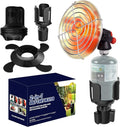 2-in-1 7200 BTU Golf Cart Heater Propane with Storage Box, Adjustable Cup Holder & Camping Base, Compatible with EZGO, Club Car, Yamaha, and More, Golf Cart Accessories (Propane Tank Not Included)