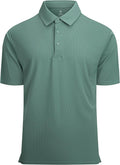 Alex Vando Mens Golf Shirt Moisture Wicking Quick-Dry Short Sleeve Casual Polo Shirts for Men