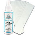 Brampton Basic Golf Grip Kit for Golf Club Regripping - 15 Premium 2"x10" Golf Grip Tape Strips, & 4 oz HF-100 Non-Toxic, Non-Flammable, Odorless Golf Club Grip Solvent