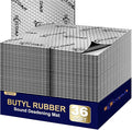 Car Sound Deadening Mat-80 mil 36 sqft Sound Deading Material - Butyl Automotive Sound Deadener, Audio Noise Insulation and Vibration Dampening