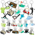 Batiyeer 72 Pack Golf Ball Keychains Bulk Party Favors Sports Ball Key Chains Funny Keyring Gifts for Women Men Birthday Supplies