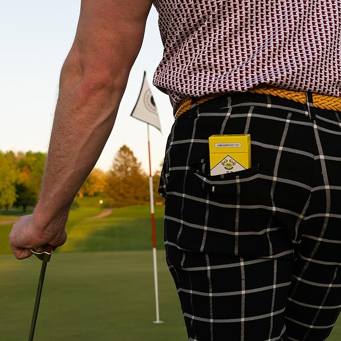 Driver Darts by P*ss Missile, Premium Bamboo Wood Golf Tees - Iconic Tee Packging and Style, Cool Golf Gifts