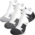 Hylaea No Show Running Athletic Anti-Blister Wicking Coolmax Socks, Seamless Anti-odor