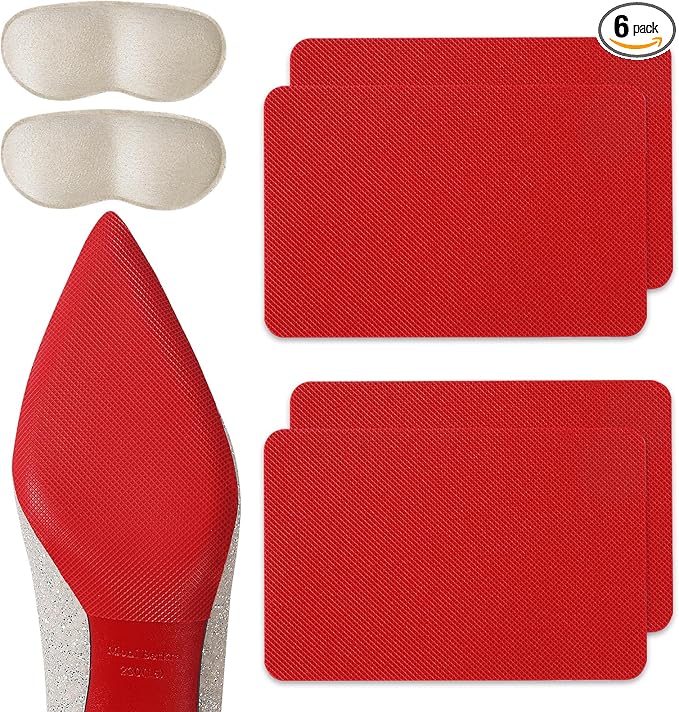 Red Bottoms Sole Protector,Shoe Sole Protector for Christian Louboutin High Heels, Anti Slip Shoe Grips Pads Compatible with Louboutin Shoes