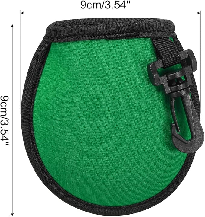 PATIKIL Golf Ball Washer Pouch, Portable Golf Balls Cleaner Pocket Bag with Hanging Clip for Women Golf Exercise