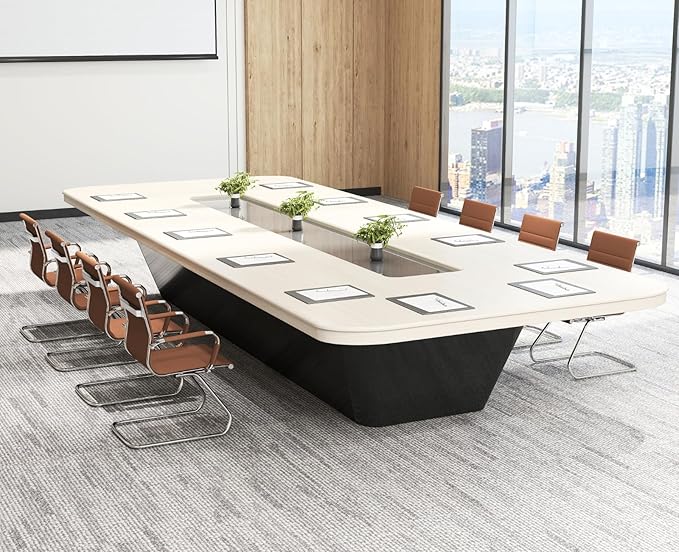 CIMOTA Waiting Room Chairs Leather Office Guest Chair Mid Back Reception Chairs with Sled Base for Meeting/Patient/Conference Room, Brownish Yellow Set of 2