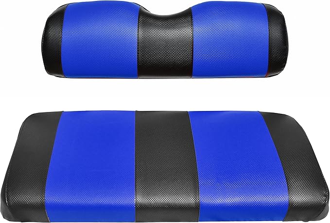 Club Car Post-2000 DS Golf Cart Front Replacement Seat Cover Set Made with Marine Grade Vinyl - Staple On Installation