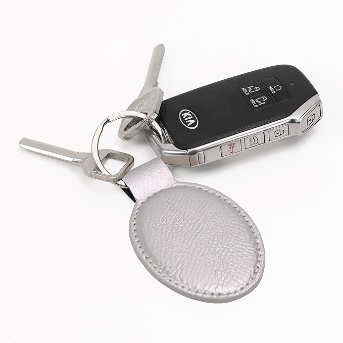 LaserGram Oval Keychain, Sunflowers, Personalized Engraving Included