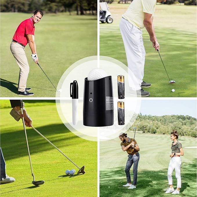 Golf Ball Spinner Balancer, Electronic Golf Ball Liner, Golf Ball Marking Tool, Alignment Marking Tool, Golf Ball Marker, Golf Accessories