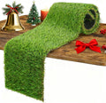 GLOBREEN Artificial Turf Grass Table Runner for Green Christmas Mantle Decor Football Golf Table Centerpiece Party Decorations, Wedding, Birthday, Baby Shower 12" x 108"