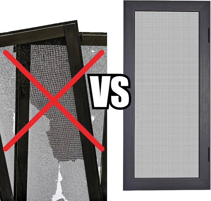 Fiberglass Window Screen Mesh Roll - 36"x100', Easy-to-Cut Screen Door Mesh for Windows, Pool, Porch Durable Mesh Replacement Option