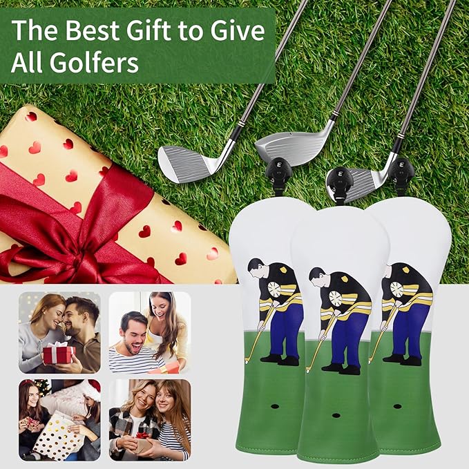 Golf Club Head Covers, Golf Club Covers, Driver Headcover，Driver Cover，Golf Club Covers，Novelty DriverHead Covers