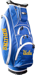 Team Golf NCAA Lightweight, 10-Way Club Divider, Spring Action Stand, Insulated Cooler Pocket, Velcro Glove and Umbrella Holder & Lift Assist Handles
