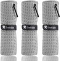Handy Picks Microfiber Golf Towel (16" X 16") with Carabiner Clip, Waffle Pattern Golf Towel Hook and Loop Fastener - The Convenient Golf Cleaning Towel