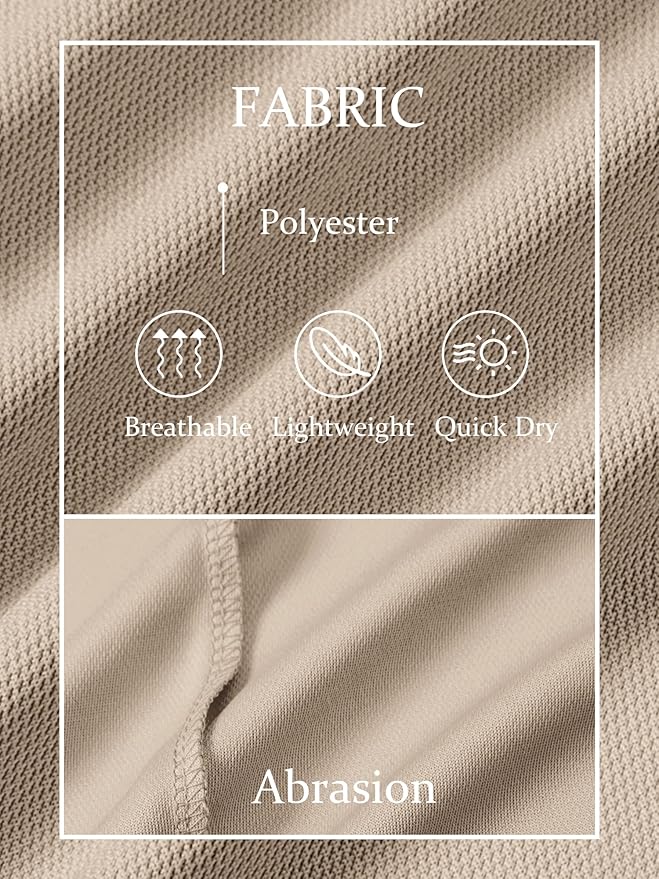 TACVASEN Mens Golf Shirt Dry Fit Mens Polo Shirts Short Sleeve Performance Golf Polos for Men with Collar Work Shirts