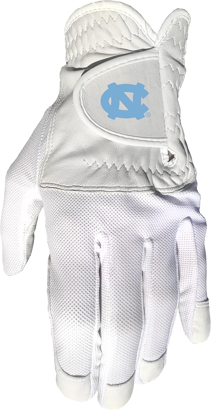 Team Golf NCAA Men's Left Hand Golf Glove, For Right Handed Players, One Size, Includes Removable Double-Sided Magnetic Ball Marker