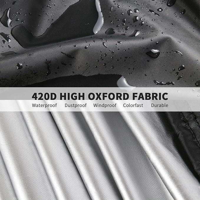 Golf Cart Cover,Waterproof Universal 6 Passenger Golf Cart Covers,Golf Cart Accessories for Outdoor Storage Protective - 156" L x 55" W x 79" H