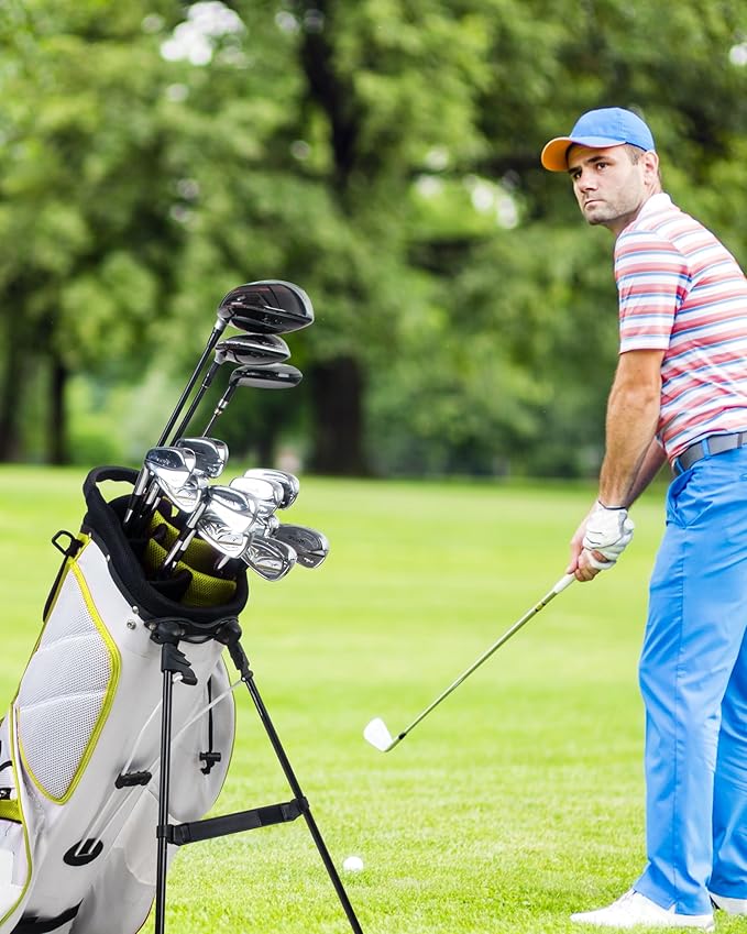 Big Teeth Golf Bag Accessories Leg Leather Strap, Stabilizer Strap, Equipment for Stand Bag With Legs