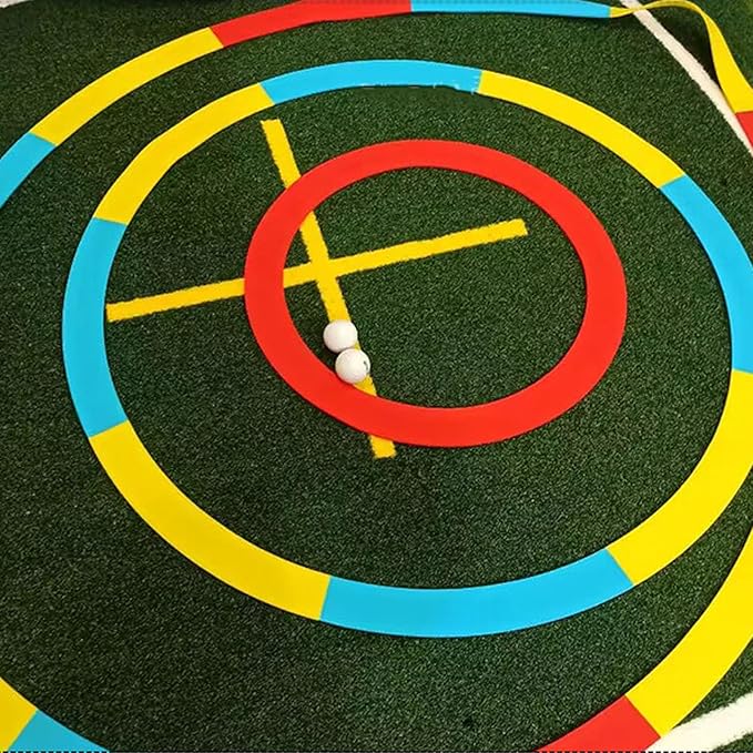 Golf Putting Target Circle, Chipping Rings Green Practice Portable Trainer for All Weather Conditions