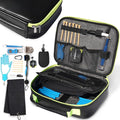 GAIARENA Golf Essential Accessories Kit with Luxury Carrying Case Bag, Golf Gift for Golfers, Golf Ball Liner Towel Cleaning Brush Divot Repair Tool Club Groove Sharpener