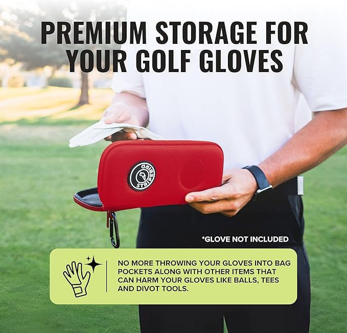 Stripebird - Performance Golf Gloves Case