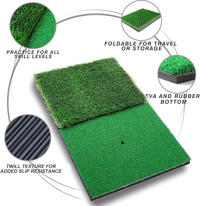 Pop Up Golf Chipping Net - Indoor/Outdoor Golfing Target Accessories for Backyard Accuracy and Swing Practice - Gifts for Men, Dad, Husband, Women, Kid, Golfers