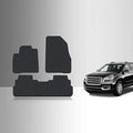 TOUGHPRO Floor Mats Accessories Set (Front Row + 2nd Row) for GMC Acadia All Weather Heavy Duty (Made in USA) Black Rubber 2017 2018 2019 2020 2021 2022 2023
