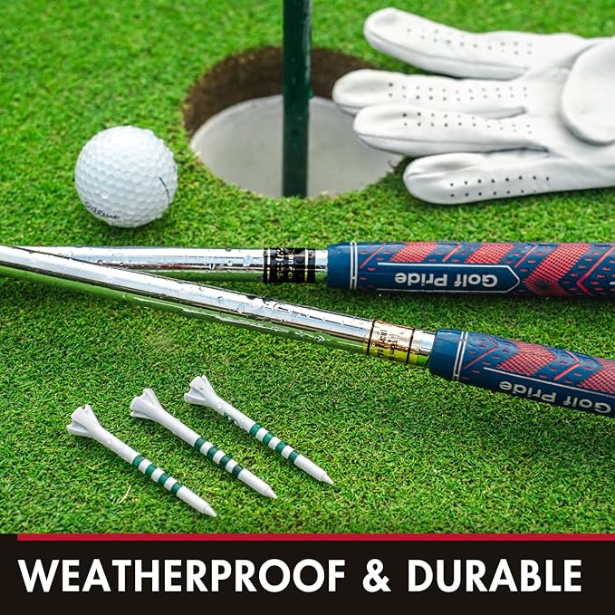 PIN HIGH 20 Personalized Golf Club Labels | Weatherproof, Fade Resistant, Laminated Thermal Transfer Customer ID Labels, Made in The USA, (Free Customization & Shipping), Chrome