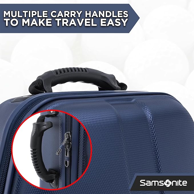 Samsonite Tour Deluxe Golf Hard Case Golf Travel Bag, Lightweight & Durable ABS Shell, 360 Degree Multi-Directional Wheels