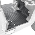 Xtreme Mats Club Car Compatible Golf Cart Mat, Full Coverage Rubber Floor Liner - Fits Club Car Models Precedent (2004-2025)/Onward & Tempo (2017-2025)/Villager & V4L (2019-2024) - Grey Trim