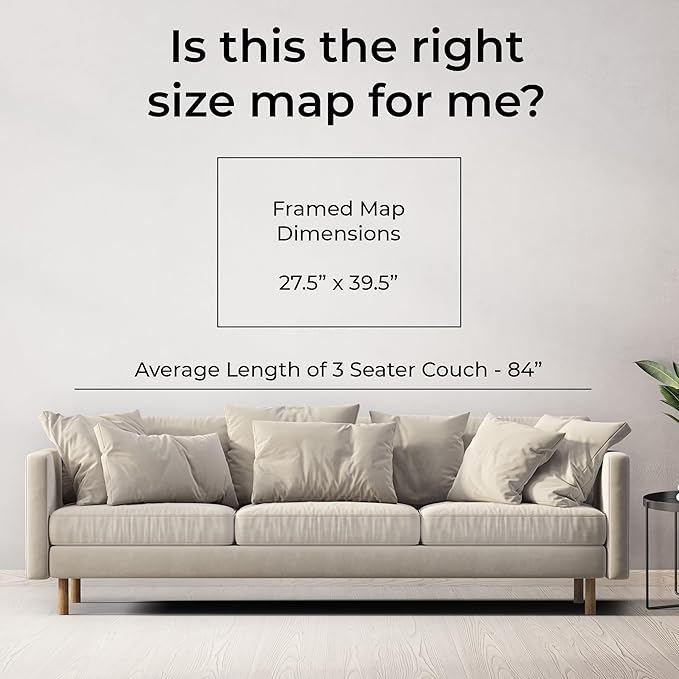 Push Pin Travel Maps Customizable Wall Art - Top Golf Courses USA Map - Solid Wood Brown - Framed Pin Map, Includes 150 Pins - Handcrafted in USA - 27.5" x 39.5"