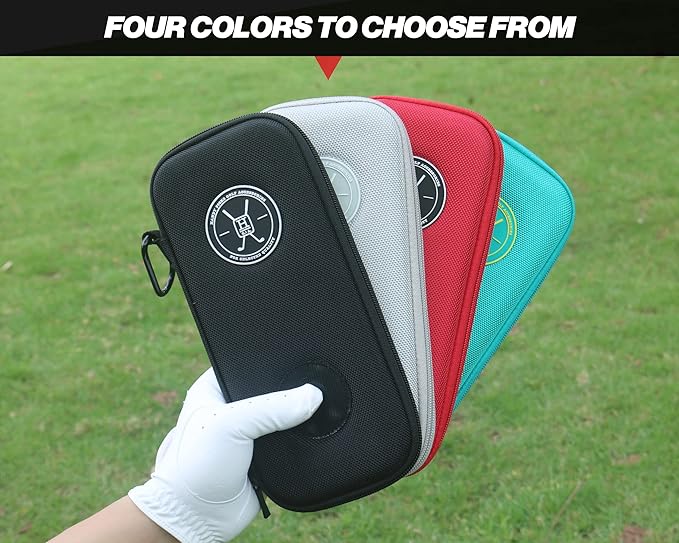Handy Picks Performance Golf Glove Case - Golf Gloves Holder Case That Protects n Keeps Your Golf Gloves Neat n Dry - Air Flows Through on The Back Cover to Let The Moisture Out