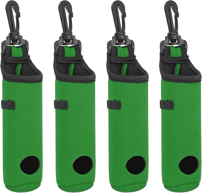 PATIKIL Golf Ball Carry Bag Golf Tee Holder Pouch Portable Neoprene Golf Ball Holder with Clip for Men and Women