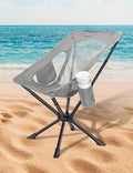 Portable Chairs for Adults Foldable, Fast Setup, Lightweight & Small Folding Chair with Cup Holder, Side Pocket and Carry Bag - Support 350 LBS