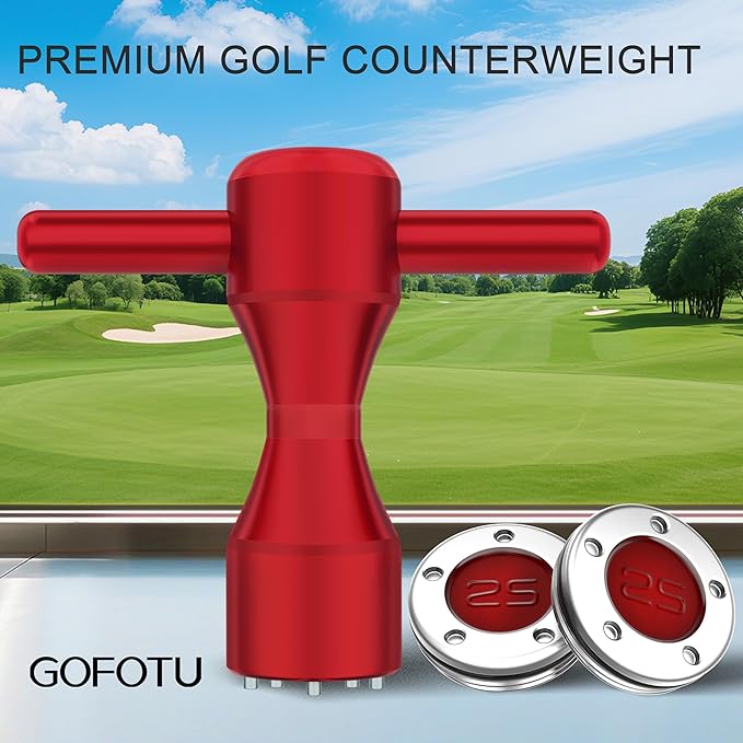 Golf Head weight 2pcs. 25g Golf Custom Weights+Red Wrench Compatible with Titleist Scotty Cameron Putters Newport (25g)
