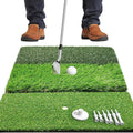 Golf Hitting Mat, Golf Training Mat for Swing Path Feedback Detection Batting,Extra Replaceable Golf Practice Mat 16"x12", Golf Gifts for Men Women for Home Indoor Outdoor