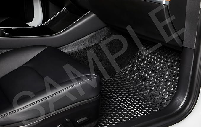 TOUGHPRO Floor Mats Accessories Set (Front Row+2nd Row) for GMC Acadia (2nd Row Bench Seats) All Weather Black Rubber 2007 2008 2009 2010 2011 2012 2013 2014 2015 2016