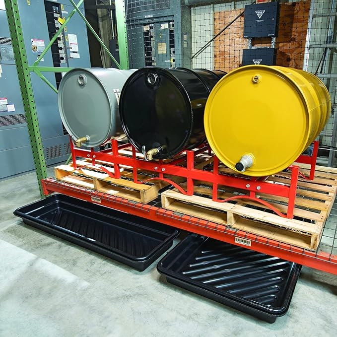 PIG Containment Tray - 52.25" L x 16.25" W x 5" H Utility Tray - 11.96 gal. Sump Capacity - PAK918