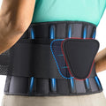 FEATOL 4XL Lumbar Support Belt for Men Heavy Lifting Work, Back Brace for Lower Back Pain, Breathable Support Belt with Lumbar Pad for Scoliosis, Herniated Disc, Sciatica (Fit Size:63''-68.9'')