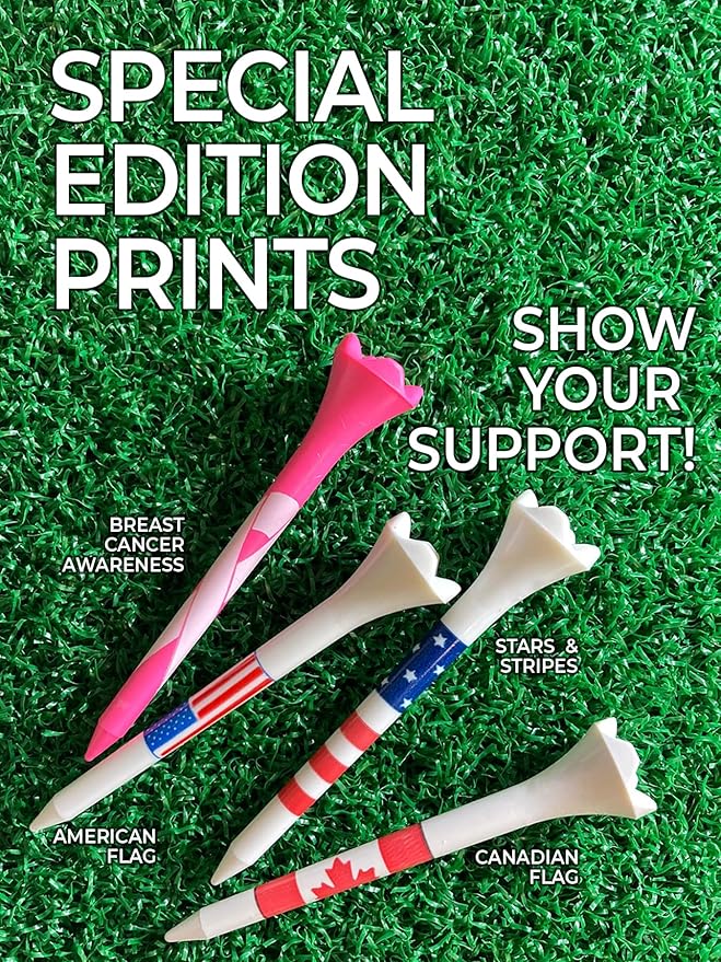 Pride Golf Tee Tees 30 Count, White, 3-1/4 Inch US