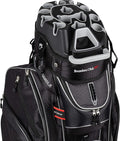 Founders Club 3rd Generation Club Lock Organizer Golf Cart Bag with 14 Way Anti Rattle Divider Top- Free Snap On Rain Hood-Full Length Dividers