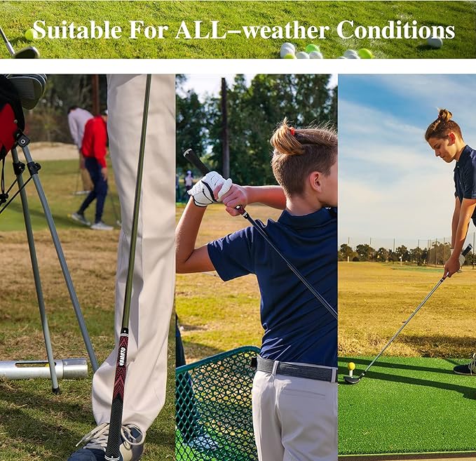 Yamato Innovative Golf Grips 13 Pack Midsize/Standardsize Golf Club Grips, All-Weather Firm Control And High Performance Grips Provides Superior Comfort And Responsiveness,4 colors Available