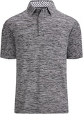 Alex Vando Mens Golf Shirt Moisture Wicking Quick-Dry Short Sleeve Casual Polo Shirts for Men