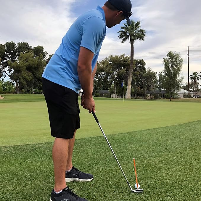 Golf Alignment Rods: Magnetic Club Alignment Stick Demonstrates Correct Golf Swing Aim, Golf Training Aid Magnet Lie Angle Tool Training Aids Visualize