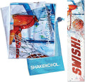 SHAKEitCOOL Original Cooling Towel – Be Cool in Style - Heat Relief, Soft, Lightweight, Sun Protection, Easy Clean - Perfect for Biking, Running, Yoga, Gym, Gardening - Basketball