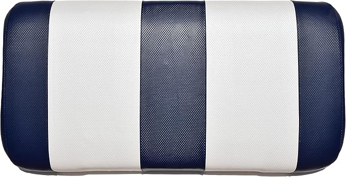 Seat Cover Replacement for Yamaha Drive or G-29 Golf Cart - Front Bench Seat - Premium Marine Vinyl - 5 Panel Stitching - Staple On Installation - Two-Tone Golf Cart Seat Covers (Blue & White)