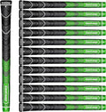 Geoleap Golf Grips Set of 13- Cord Rubber Compound Material, Hybrid Golf Club Grips, All Weather Performance.
