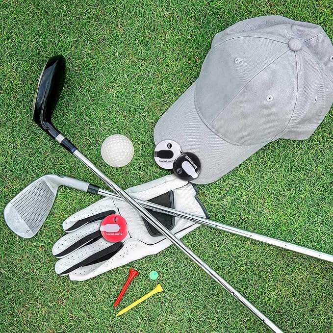 Frienda Golf Score Counter Mini Golf Stroke Counter with One Touch Reset and Simple Attachment to Scorekeeper Glove in