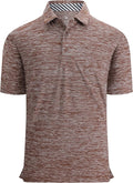 Alex Vando Mens Golf Shirt Moisture Wicking Quick-Dry Short Sleeve Casual Polo Shirts for Men