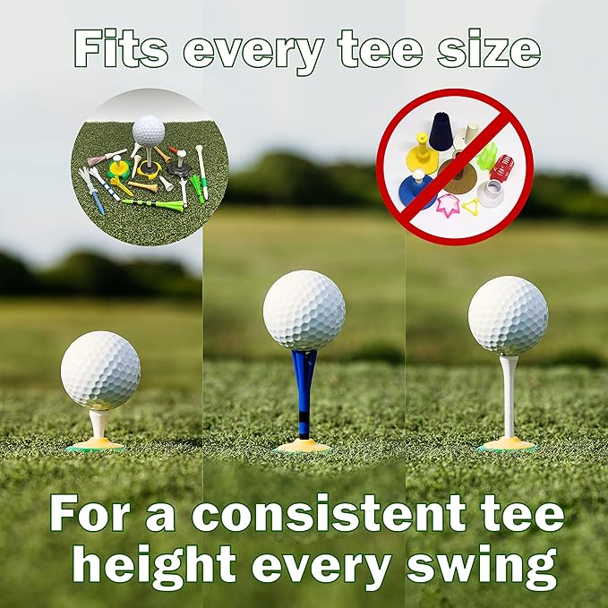 Tee Claw Golf Tee Holder, Great for Golf, Baseball and Softball for Putting Training Aid, Foot Placement, for Indoor and Outdoor Training, Made in USA